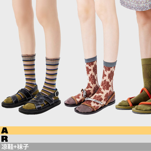 【凉鞋袜合辑】AR夏日透气冰冰袜/中筒袜/小腿袜/短袜/