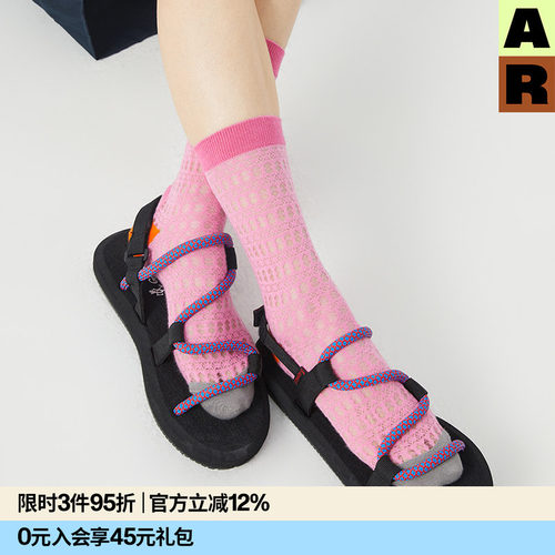 原创设计春夏季薄款中筒袜透气