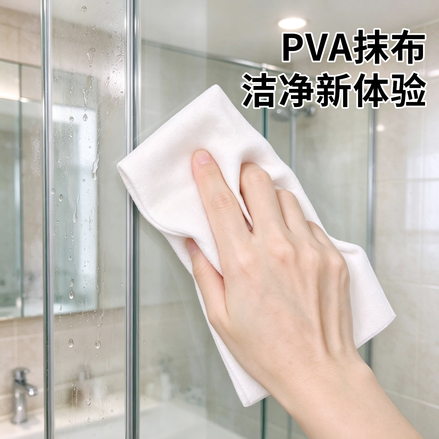 pva吸水海绵抹布家用浴室擦镜子玻璃去水渍除尘去污清洁巾无纺布