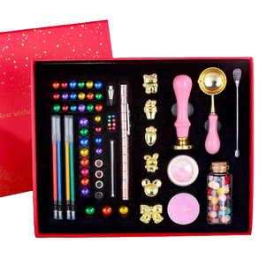 火漆印章套装火气便宜全部礼盒黑科技儿童磁铁笔中性笔百变磁力笔精美实用创意网红生日礼物毕业送老师同学