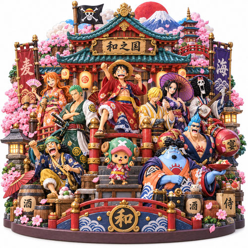 【和之国樱花武士宴】树脂冰箱贴