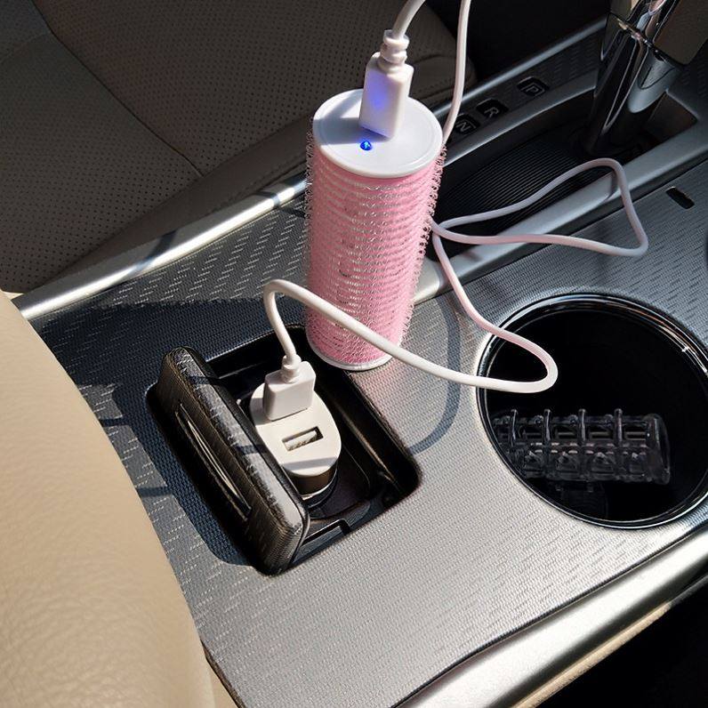 韩式空气刘海卷发筒usb充电卷发器内扣加热发卷