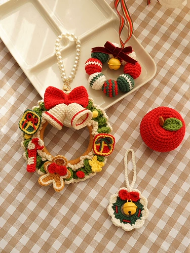 Набор материалов ручной работы, барсетка, плетеный рождественский крючок для вязания, «сделай сам», подарок на день рождения