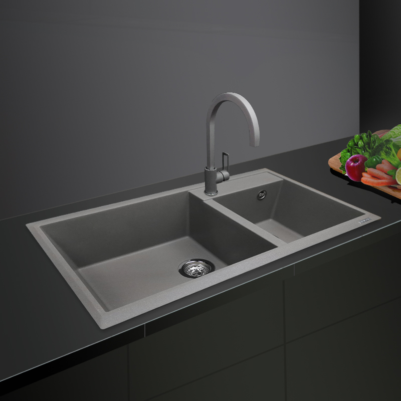 elleci石英石水槽艾乐琪