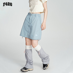 【F426官方店】国潮牌情侣嘻哈夏季工装假两件户外短裙