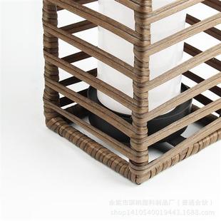 **Hcm藤编太阳能庭院灯公园酒店绿化景观灯