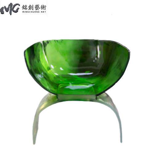 现代简约设计师推荐透明树枝椅椅轻奢高档软装罗琦堡艺术餐椅