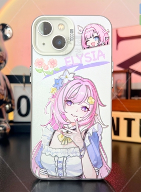 凌彩创艺游戏崩坏3爱莉希雅手机壳适用苹果16promax华为vivoiqoo13小米15pro一加ace5pro红米k80proIMD彩银壳