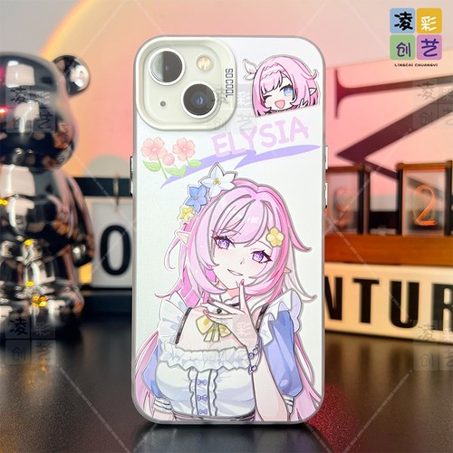 凌彩创艺游戏崩坏3爱莉希雅手机壳适用苹果16promax华为vivoiqoo13小米15pro一加ace5pro红米k80proIMD彩银壳