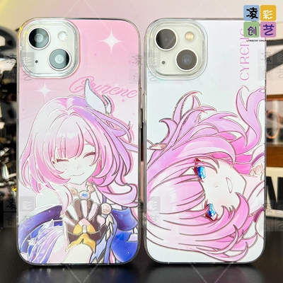 凌彩创艺星穹铁道横版昔涟手机壳适用苹果17promax华为vivoiqoo13小米17一加ace5pro红米k80至尊IMD冰川纹