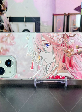 凌彩创艺原神横版神子芙宁娜手机壳适用苹果17promax华为vivoiqoo15小米17pro一加ace5红米k80至尊IMD冰川纹