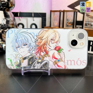 凌彩创艺游戏星穹铁道彩绘厄敌手机壳适用苹果16promax华为vivoiqoo13小米15pro一加ace5红米80至尊IMD冰川纹