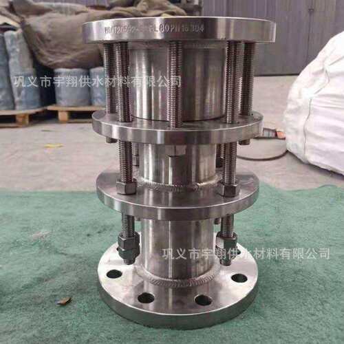 国标双法兰限位伸缩接头限位伸缩器不锈钢伸缩节限位补偿接头