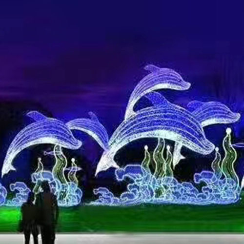 海洋动物鲸鱼海豚LED造型灯