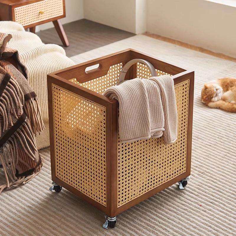 家用中古风脏衣篮实木藤编收纳篮浴室卫生间换洗衣物整理洗衣篮筐,畜牧/养殖物资,畜牧/养殖器械,淘宝优惠券,粉丝福利购,淘宝优惠卷