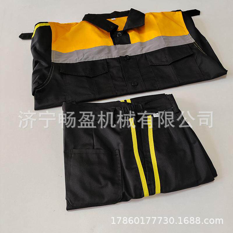 耐磨铁路劳保服车间工装检车员服春秋反光条调车员工作服