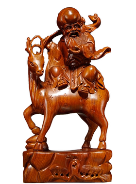 木雕摆件生日工艺品送礼寿星公