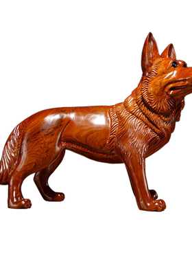 吉祥物客厅实木质工艺品祝福实木