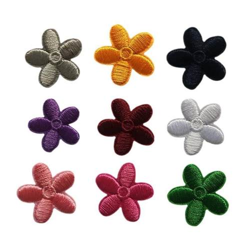 创意百搭时尚潮流小花电脑刺绣布贴箱包装饰补丁贴DIY手工贴爆款