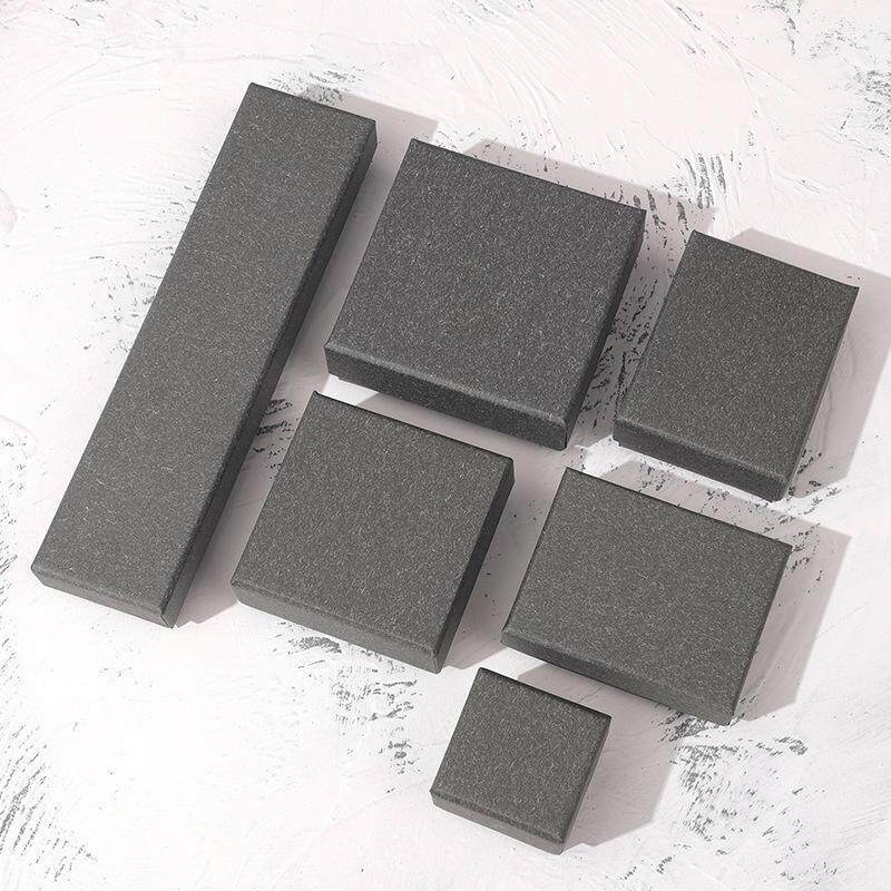 复古牛皮纸首饰盒戒指耳环项链盒天地盖饰品包装盒手镯纸爆款