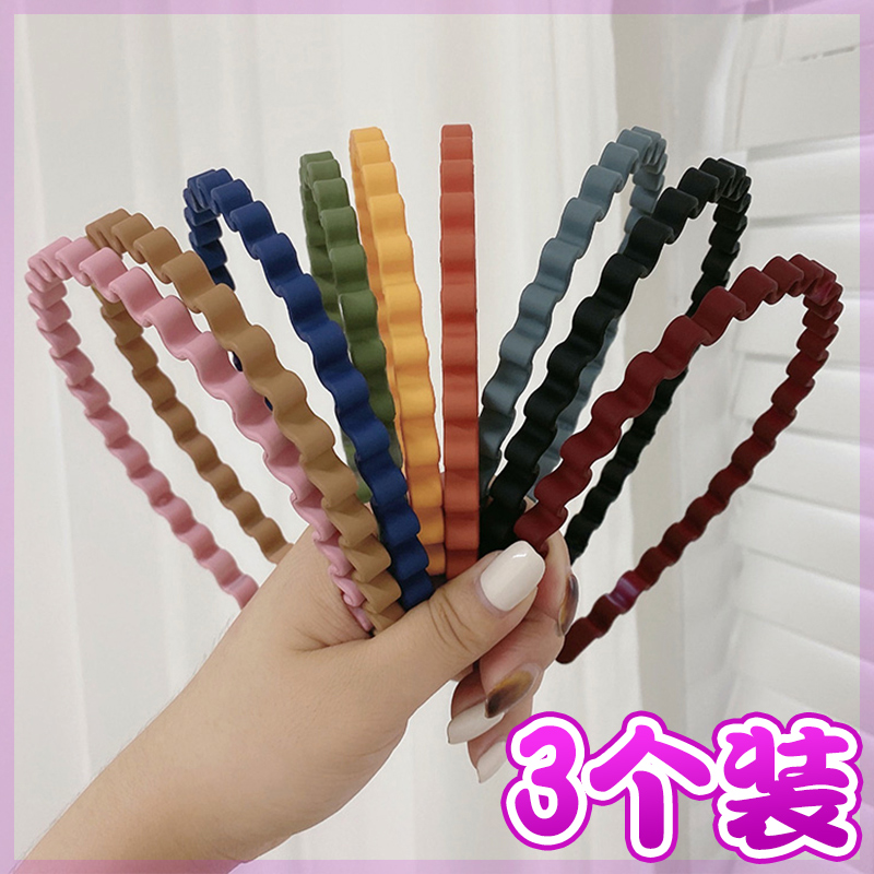 波浪发箍女2023新款洗脸头箍