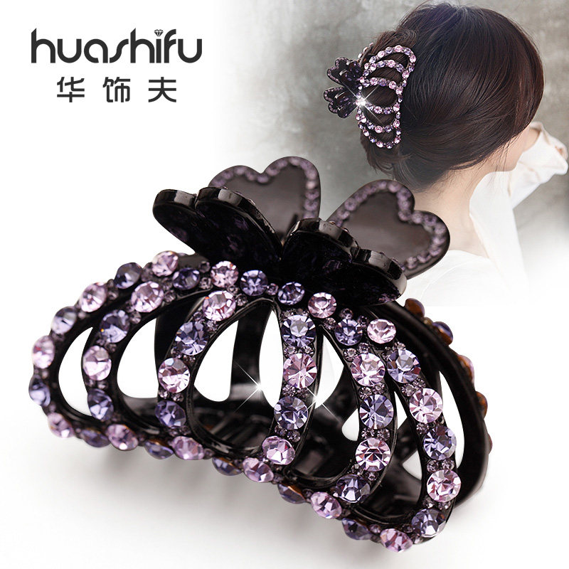 水钻大号发抓发卡盘头发夹后脑勺镶钻抓夹抓子韩版发饰头花头饰女,饰品/流行首饰/时尚饰品新,发饰,淘宝优惠券,粉丝福利购,淘宝优惠卷