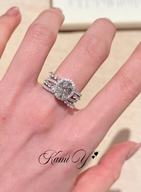 爆闪鸽子蛋水滴戒指重工奢华女