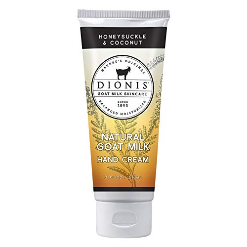 dionis goat milk skincare hand cream (honeysuckle & coconut