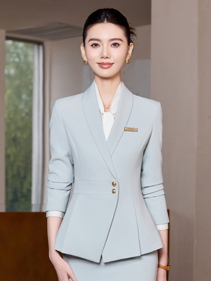 高端职业装气质女神范职场套装女士西装播音艺考主持人正装工作服