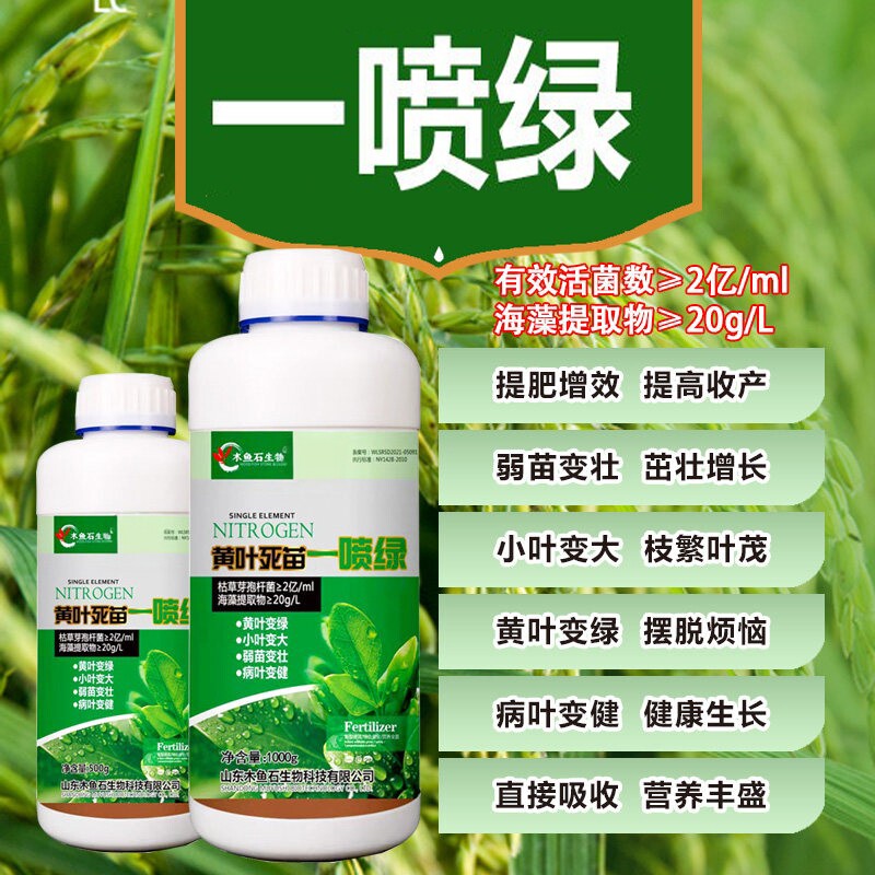 一喷绿氨基酸叶面肥果树肥料蔬菜专用肥微量元素水溶肥料黄叶转绿 - 实物图