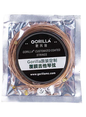 歌芮拉gorilla吉他琴弦一套6根民谣木吉他配件全套弦线一弦好用
