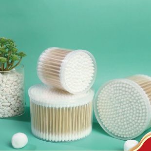 棉签掏耳化妆用一次性双头棒耳朵专用尖头小头细卫生便携清洁工具