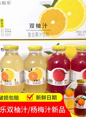 谷利乐双柚汁杨梅汁熹杏可选口味