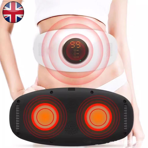 英国按摩腰带办公室家用健身器材腹部肚子按摩器加热抖抖机甩脂机