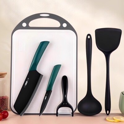 菜刀菜板二合一厨房套刀具