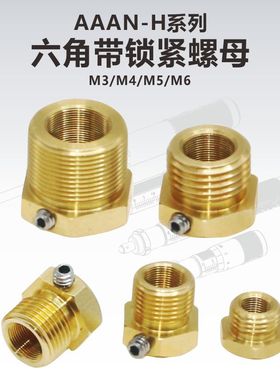 AAAN-H系列六角带锁紧螺母\精密螺纹副\细牙螺丝
