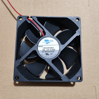HXH HDH0912UA DC12V 0.30A 2线 9025 9CM 变频器机箱散热风扇