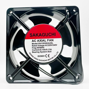 SAKAGUCHI GH17250HA2SL GH12038HA2SL优质风扇 机柜220V