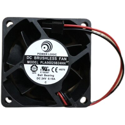 POWER LOGIC PLA06025B24HH 24V 0.19A 6CM 6025 变频器散热风扇