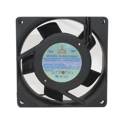 正品台湾三巨SANJUN SJ92025HA2/HA1 9225 220V 机柜散热风扇110V