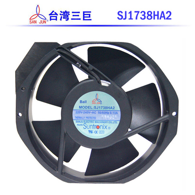 SJ1738HA2/HA1正品台湾SANJU三巨风机UPS轴流1755风扇ac220V/110V