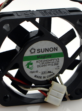 SUNON建准 KDE2404PFV3/PFVX DC24V 3线报警变频器风扇KD2404PFB3