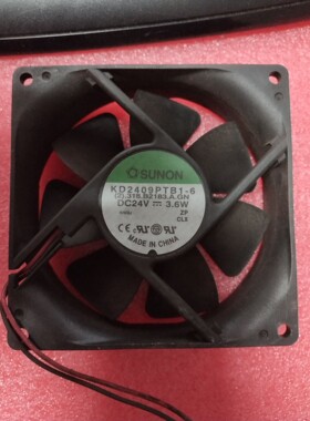 正品建准SUNON KDE2409PTB1/PTBX-6A KD2409PTB2-6 DC24V散热风扇