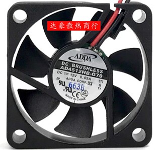 台湾协喜ADDA AD4512HB-G70 DC12V 0.09A电源风扇CPU散热风扇4510