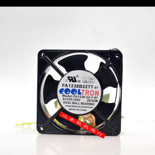 全新COOLTRON FA1238-11-7-66 125V/230V交流风扇FA1238-22-7-97