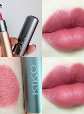 KIKO小金管3系丝绒哑光裸色口红黑色302 316 325 327 332 333号