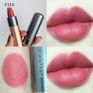 KIKO小金管3系丝绒哑光裸色口红黑色302 316 325 327 332 333号