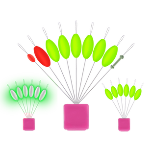 七星漂浮子散装7星漂正品荧光高灵敏度非悦传统夜光老手钓鲫鱼漂