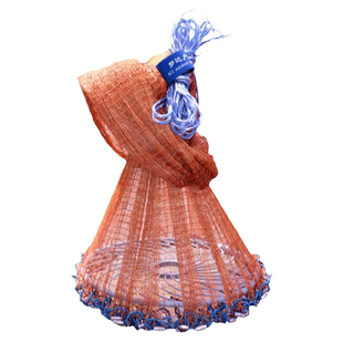 大飞盘式撒网圆盘渔网抛网手撒手抛网鱼网抓扑捕鱼易抛旋网甩渔具