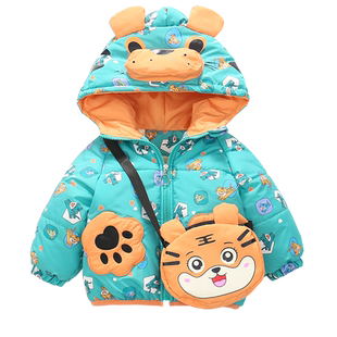 宝宝新款棉服套装冬装婴儿2棉袄男童加绒加厚5小童冬季棉衣1一3岁